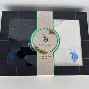 *Two* Boxed Sets men’s US Polo assn sleepwear Pajamas boxed sz small